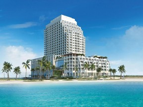 An artist's rendering of the Ocean Resort Residences at Conrad Fort Lauderdale Beach.
