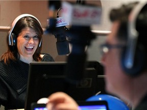 The Beat Breakfast with Sarah Bartok, left, and Cat Spencer, is the No. 1 English-language radio morning show after being No. 4 a year ago.