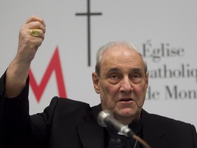 Cardinal Jean-Claude Turcotte was Archbishop of Montreal from 1990 to 2012.