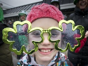 Nine-year-old Victoria McManus of St-Lazare didn't miss a thing with her parade glasses.