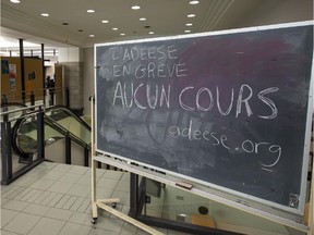 Montreal student protest strike