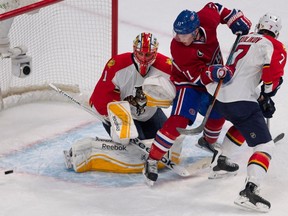 The Montreal Canadiens play the Florida Panthers at 5 p.m. on Sunday, April 5, 2015, in Sunrise, Fla.