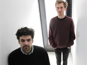 Matt May (left) and Tim Keen are already deep into writing songs for the follow-up to Ought's debut album, More Than Any Other Day.