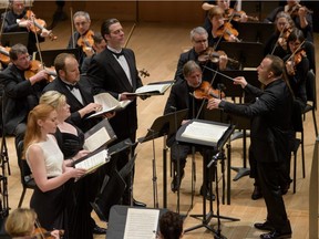 Four soloists joined the Orchestre Métropolitain and the 130-voice OM chorus with Yannick Nézet-Séguin conducting Dvorak's Stabat Mater on Sunday.