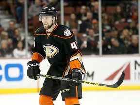 Ducks forward Jiri Sekac, shown in action against the Ottawa Senators at the Honda Center on Feb. 25, 2015 in Anaheim, was acquired in a trade with the Canadiens in exchange for Devante Smith-Pelly.