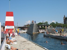 The creation of a "harbour bath" in Old Montreal, like the Plot's Islands Brygge Harbour Bath in Copenhagen, Denmark, is among the projects in Montreal's waterways projects.