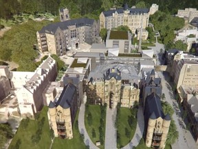 Proposed redevelopment of the Royal Victoria Hospital site by McGill University. (Frame grab from a video provided by McGill)