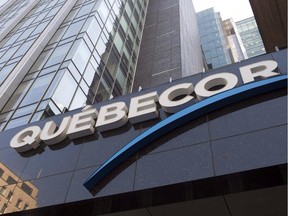 Québecor's overall revenue was up 2.9 per cent to $989.4 million.