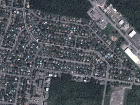 Albert Einstein Blvd. in  Châteauguay, as seen from Google Maps.