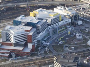 A view of the new MUHC's Glen Site.