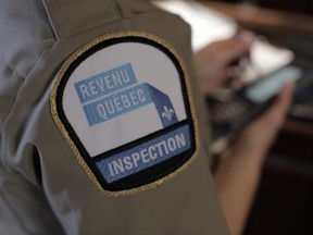 A Révenu Québec inspector's patch.(Revenue Quebec)