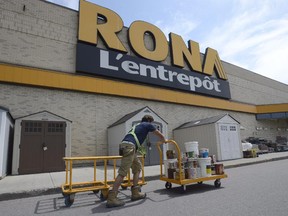 Hardware chain RONA Inc. led the Gazette portfolio in March with an advance of more than 6 per cent.