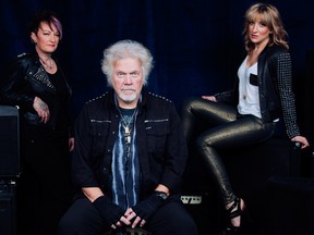 From left to right: Dale Anne Brendon, Randy Bachman, Anna Ruddick. The three pay homage to the heydey of the power rock trio with a new disc, Heavy Blues. They perform in Montreal this week.