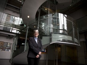 Professor Catherine Mulligan in Concordia University's EV building.