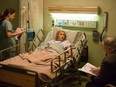 Edie Falco in the Showtime series Nurse Jackie, Season 7, Episode 7.
