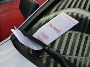 It's easy to vilify the police or the people who write tickets, Susan Schwartz observes, but it's better to treat everyone with respect. John Kenney/Montreal Gazette files

Montreal-11/29/04-A parking infracion ticket on a car on de Maisonneuve blvd. in downtown Montreal Friday. For a follow-up story on the Montreal budget. Agents de stationnement will be reportedly be ticketing vehicles with greater zeal. Reporter is Linda Gyulai for City Section. Photo by John Kenney neg 10405