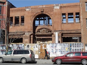 The original exterior of this Parc Ave. building is now visible to all.