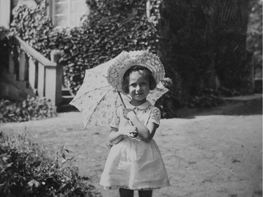 A 1940s photograph of Évike Weinberger taken in Hungary. Évike, the half-sister of Montrealer Elaine Kalman Naves, was murdered at age 6 by the Nazis at Auschwitz. (Photo courtesy of Elaine Kalman Naves)