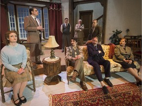 Lakeshore Players presentation of Agatha Christie's The Mousetrap at Louise Chalmers Theatre in Pointe Claire, a suburb west of Montreal April 27, 2015.