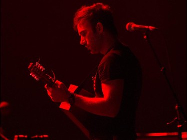 Sufjan Stevens performs Thursday night at Salle Wilfrid-Pelletier of Place des Arts in Montreal Thursday, April 30, 2015. The singer-songwriter is touring in support of Carrie & Lowell, his first studio album in five years.
