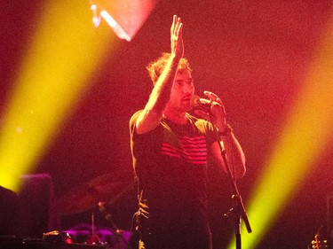 Sufjan Stevens performs Thursday night at Salle Wilfrid-Pelletier of Place des Arts in Montreal Thursday, April 30, 2015.