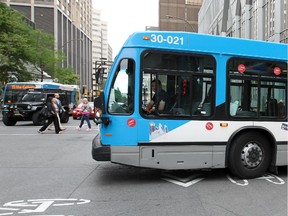 An STM bus in Montreal.