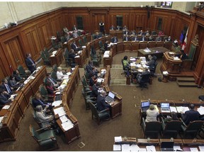 Montreal city council holds a meeting in council chambers at City Hall in Montreal Tuesday December 16, 2014.