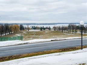 The view overlooking the Ottawa River, where a proposed 800-unit housing development will be built on property owned by the Summerlea Golf & Country Club, on Route de Lotbiniére in Vaudreuil-Dorion.