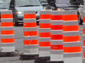 Traffic cones.