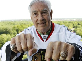 Former Montreal Canadien and Chicago Black Hawk Dollard St. Laurent at his Lasalle home May 27, 2010.