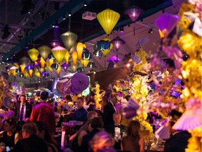 NEXT LEVEL: Decor does the Shanghai Silk theme justice at the annual Daffodil Ball benefiting the Canadian Cancer Society.