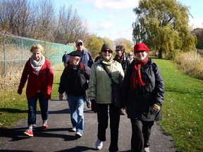The Walkie Talkies -- Contactivity Centre's 60+ Walking Group -- meets on Mondays and Thursdays.