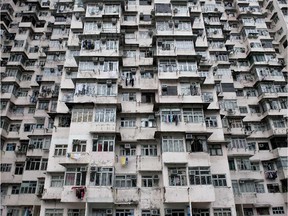 Canadians like their space. We don't have to live in a cluster like in these residential units in the Quarry Bay area of Hong Kong.