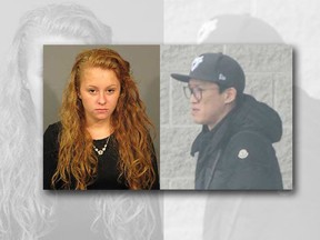RCMP investigators are on the lookout for Mélanie Wiliams-Johnson of Montreal and Jeonghwan Seo of Toronto.