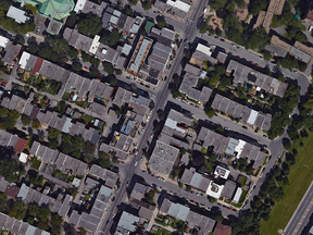 The corner of Ste-Catherine St. E. and Aylwin St. as seen from Google Maps.