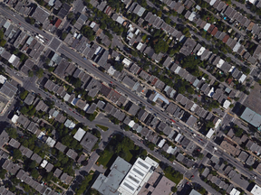 Papineau St. between Beaubien and Bellechasse Sts. as seen from Google Maps.
