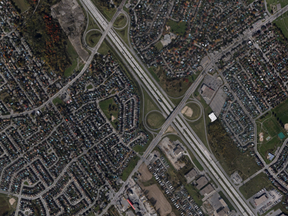 Highway 13 in Laval near Dagenais Blvd. as seen from Google Maps.