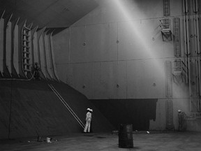 Transatlantique director Félix Dufour-Laperrière filmed aboard a cargo ship for 30 days, capturing a mysterious ambience beyond mundane activities.