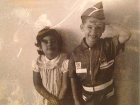 Corrie Sirota, left, and her brother, Andy Sirota. She was 3 and he was 5 when the photo was taken.