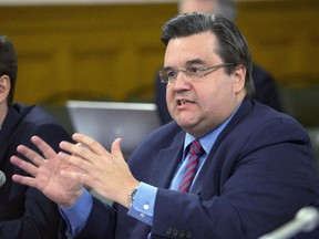 Mayor Denis Coderre, seen in a file photo,  defended the city's proposal to allow the development of 5,000 to 6,000 homes on a 180-hectare area of natural space in Pierrefonds.