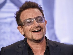 "I really used to think that my head was harder than any surface it came in contact with, and I don’t anymore," Bono says of the bike accident he's still recovering from.