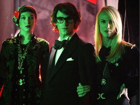 Yves Saint Laurent (Gaspard Ulliel) hits the town with muses Loulou de la Falaise (Léa Seydoux, left) and Betty Catroux (Aymeline Valade) in director Bertrand Bonello's biopic.