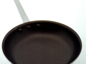 A nonstick frying pan.