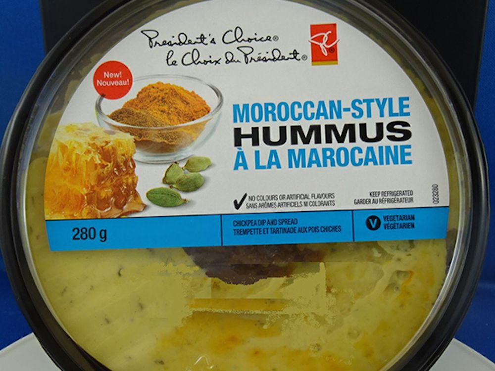 Food recall expanded President's Choice brand hummus and dip products