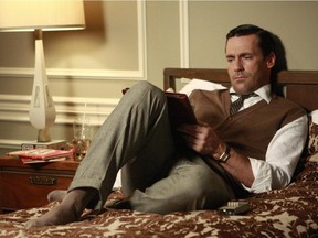 From Season 2 of Mad Men:  Don Draper, portrayed by Jon Hamm. What will happen to him in the series finale?