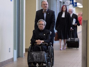 Former Quebec lieutenant-governor Lise Thibault, who has pleaded guilty to fraud, heads to court in Quebec City on Friday, May 1, 2015 for sentencing arguments.