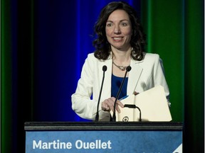 PQ leadership candidate Martine Ouellet is accusing rival Alexandre Cloutier of resorting to old style politics in his efforts to become head of the party.