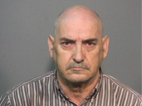 Mug shot of Victor Dubé, convicted multiple times under child pornography charges.