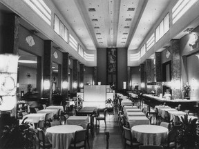 The Eaton's restaurant, in an undated photo.