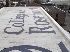 The white roof of College de Rosemont in 2012.